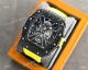 Copy Richard Mille RM12-01 Auto Watches Carbon Yellow Braided Strap (3)_th.jpg